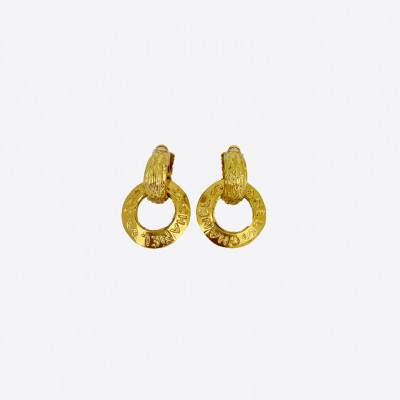 Chanel Vintage Hoop Earrings