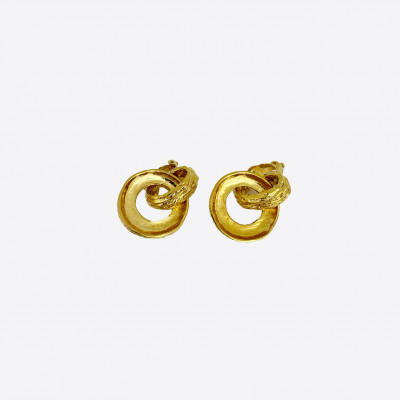 Chanel Vintage Hoop Earrings