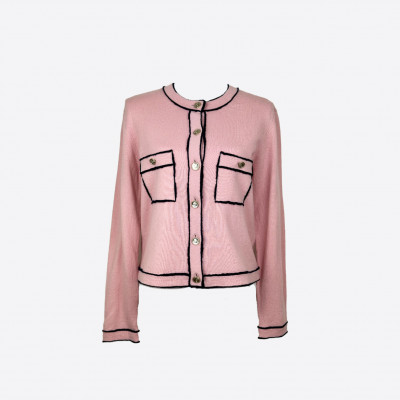 Cardigan Chanel rose