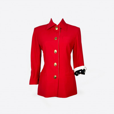 Blazer Dior rouge Vintage