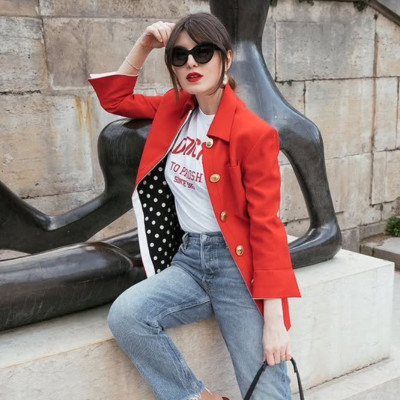 Blazer Dior rouge Vintage