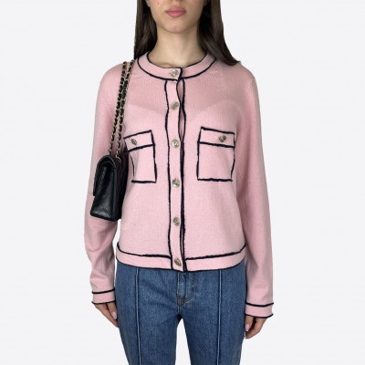 Cardigan Chanel rose