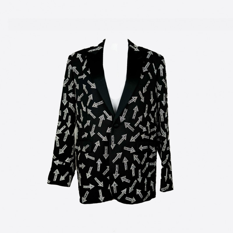 Blazer Celine flèches en strass