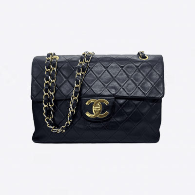 Sac Chanel "Jumbo" XL noir
