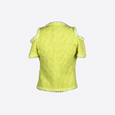 Veste Edward Achour jaune manches courtes