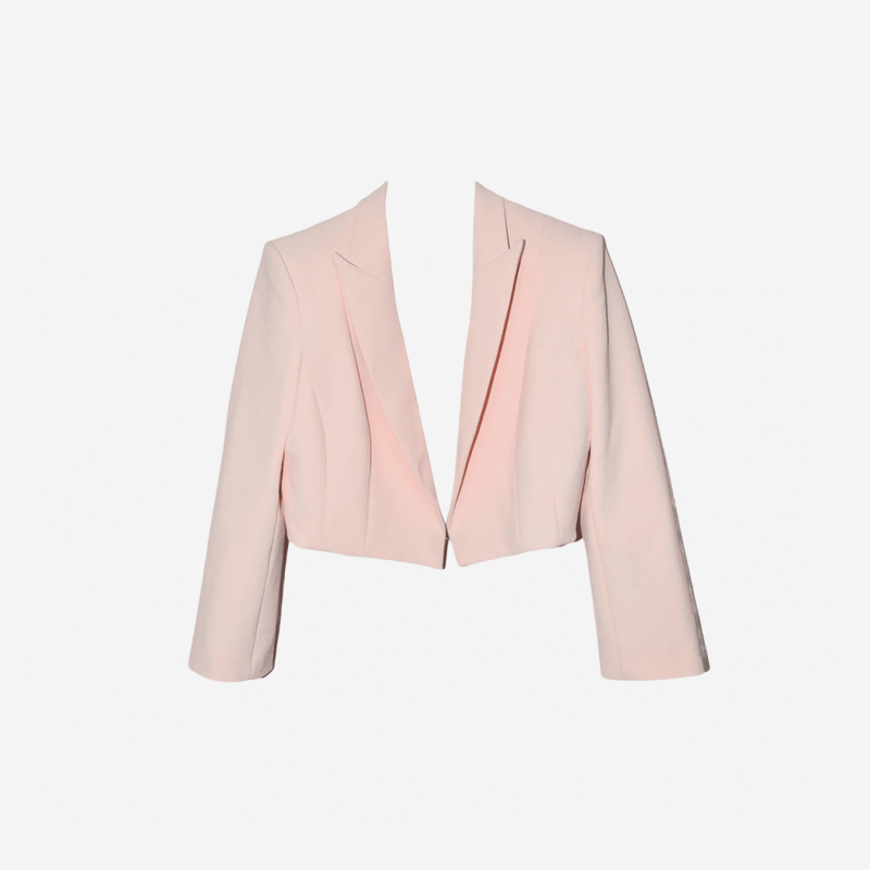 Blazer Elisabetta Franchi court rose poudré