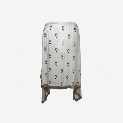 Jupe courte Elisabetta Franchi motif hiboux