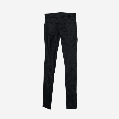 Jean Valentino noir slim bouton bijou