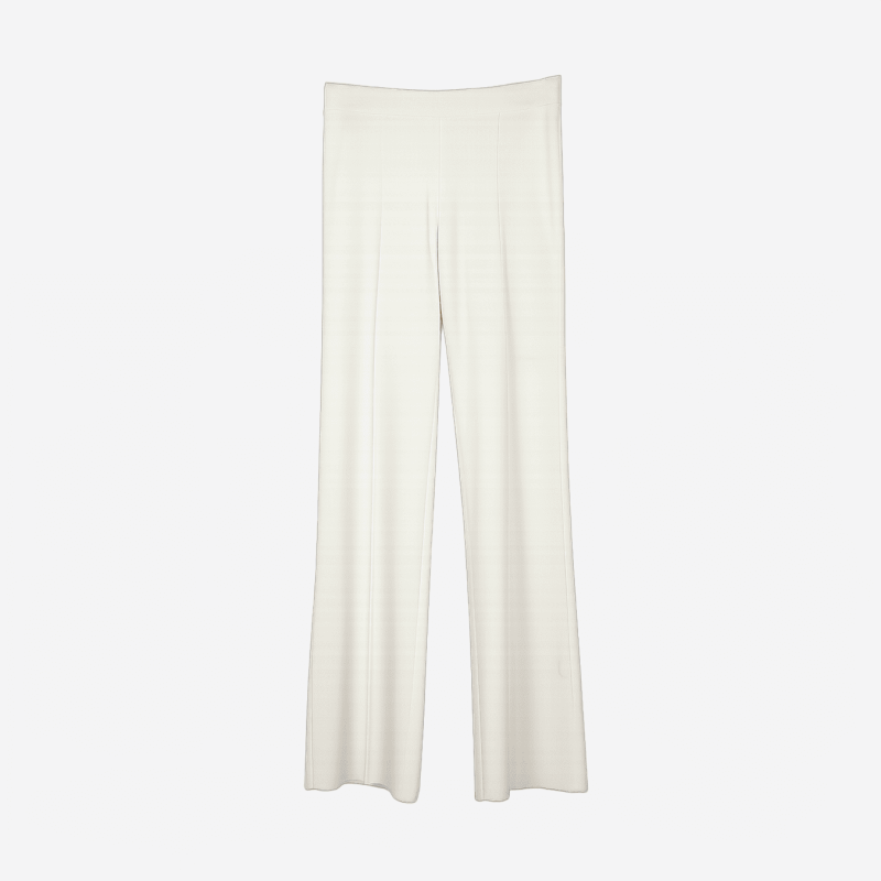 Pantalon Valentino blanc fluide