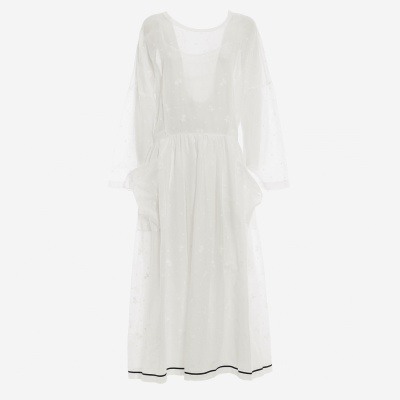 Philosophy Di Lorenzo Serafini long white embroidered dress.