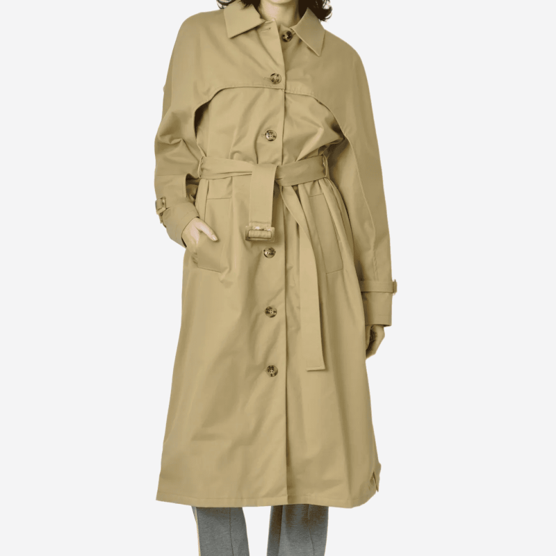 Beige Paule Ka trench coat