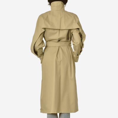 Beige Paule Ka trench coat