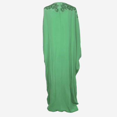 Oversized emerald green long dress by Emilio Pucci