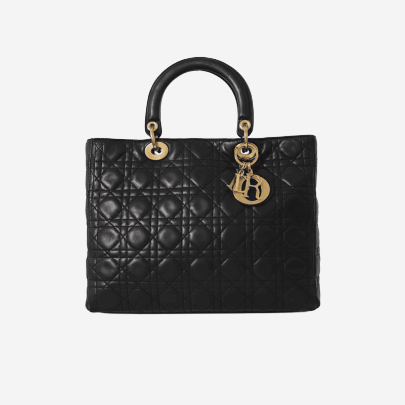 Sac Dior "Lady Dior" grand noir