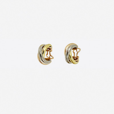 Boucles d'oreilles Cartier "Trinity"