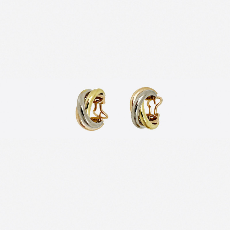 Boucles d'oreilles Cartier "Trinity"