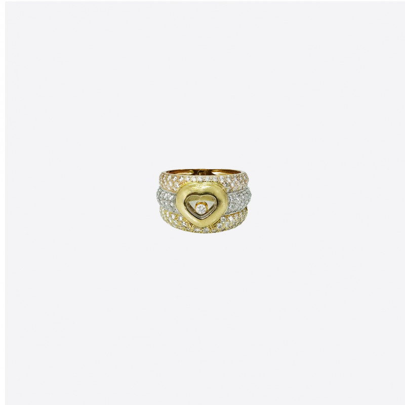 Bague Chopard "Happy Diamond" Vintage